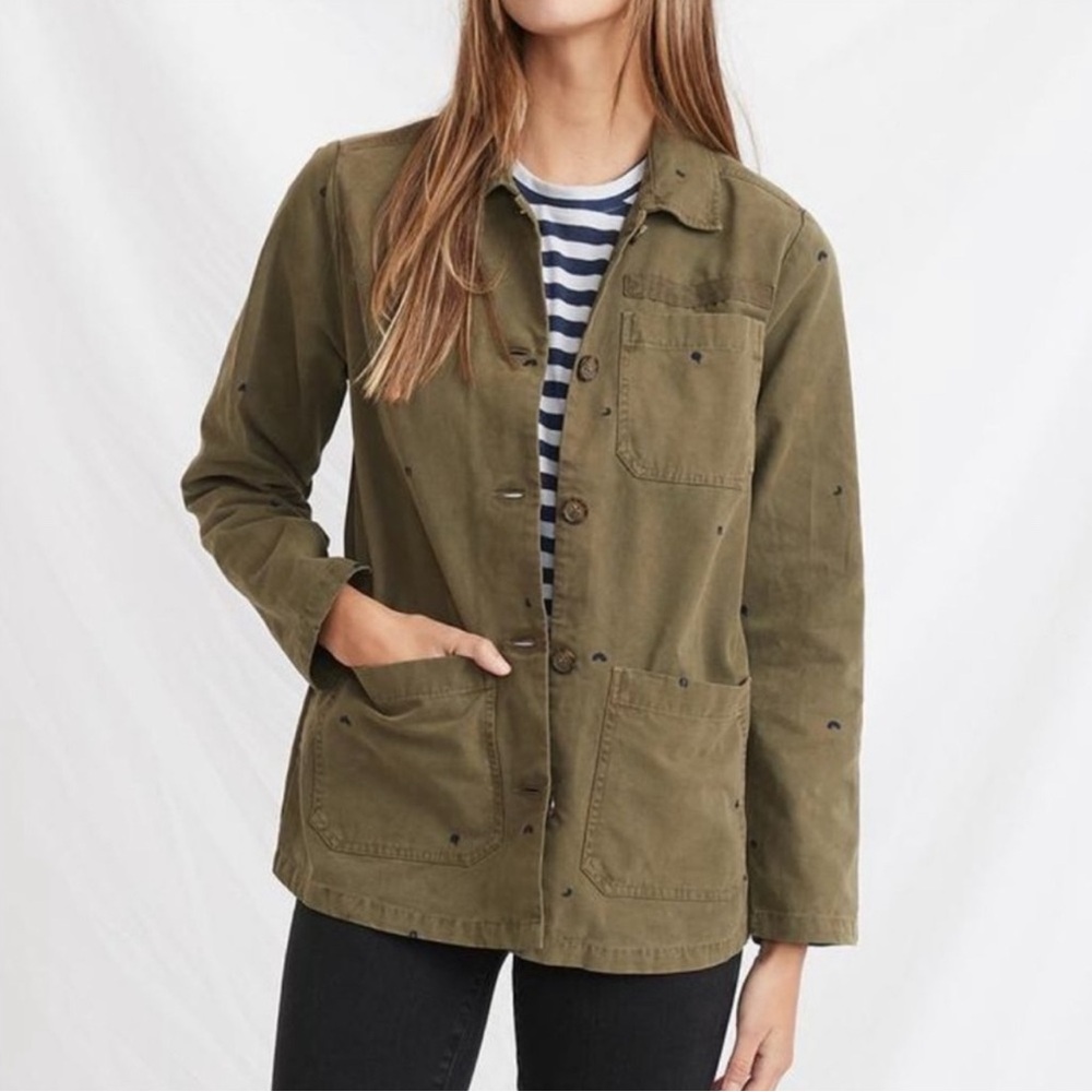 Marine Layer Gracey Chore Jacket—size Medium - Picture 3 of 12